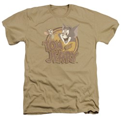 Tom And Jerry - Mens Water Damaged Heather T-Shirt
