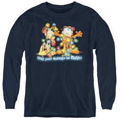 Garfield - Youth Bright Holidays Long Sleeve T-Shirt