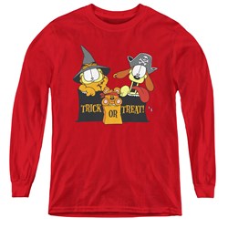 Garfield - Youth Trick Or Treat Long Sleeve T-Shirt