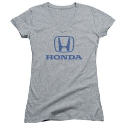 Honda - Juniors Standard Logo V-Neck T-Shirt