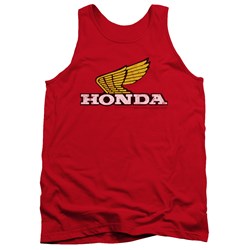 Honda - Mens Yellow Wing Logo Tank Top