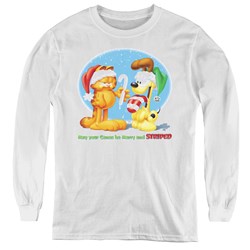 Garfield - Youth Merry And Striped Long Sleeve T-Shirt