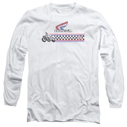 Honda - Mens 1985 Red White Blue Long Sleeve T-Shirt