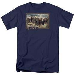 The Hobbit - Mens Hobbit & Company T-Shirt In Navy