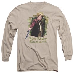 The Hobbit - Mens Bilbo Baggins Long Sleeve Shirt In Sand