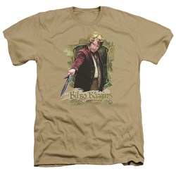 The Hobbit - Mens Bilbo Baggins T-Shirt In Sand