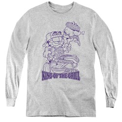 Garfield - Youth King Of The Grill Long Sleeve T-Shirt
