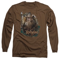 The Hobbit - Mens Radagast The Brown Long Sleeve Shirt In Coffee