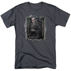 The Hobbit - Mens Gandalf T-Shirt In Charcoal