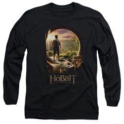 The Hobbit - Mens Hobbit In Door Long Sleeve Shirt In Black