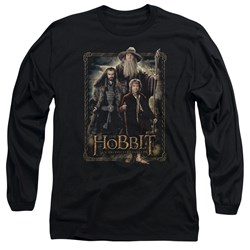 The Hobbit - Mens The Three Long Sleeve Shirt In Black