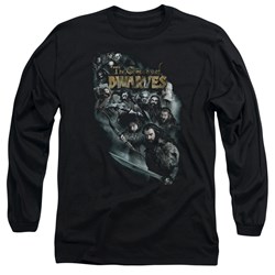 The Hobbit - Mens Company Of Dwarves Long Sleeve Shirt In Black