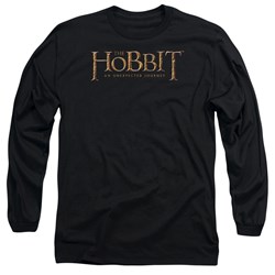 The Hobbit - Mens Logo Long Sleeve Shirt In Black