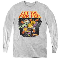 Garfield - Youth Let The Fur Fly Long Sleeve T-Shirt