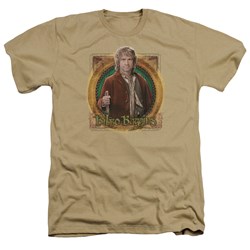 The Hobbit - Mens Mr. Baggins T-Shirt In Sand