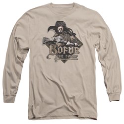 The Hobbit - Mens Bofur Long Sleeve Shirt In Sand