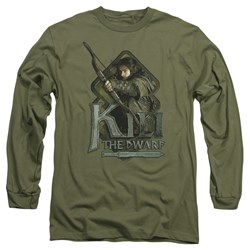 The Hobbit - Mens Kili Long Sleeve Shirt In Military Green