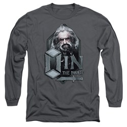 The Hobbit - Mens Oin Long Sleeve Shirt In Charcoal