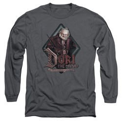 The Hobbit - Mens Dori Long Sleeve Shirt In Charcoal