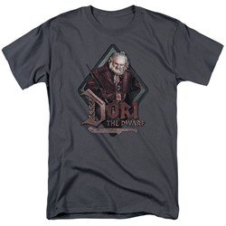 The Hobbit - Mens Dori T-Shirt In Charcoal