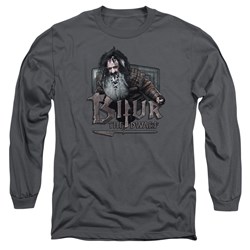 The Hobbit - Mens Bifur Long Sleeve Shirt In Charcoal