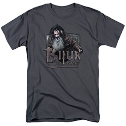 The Hobbit - Mens Bifur T-Shirt In Charcoal