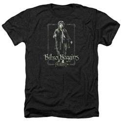 The Hobbit - Mens Bilbo Stare Heather T-Shirt