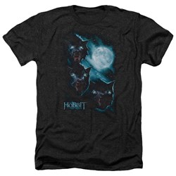The Hobbit - Mens Three Warg Moon Heather T-Shirt