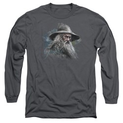 The Hobbit - Mens Gandalf The Grey Long Sleeve Shirt In Charcoal