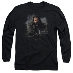 The Hobbit - Mens Thorin Oakenshield Long Sleeve Shirt In Black