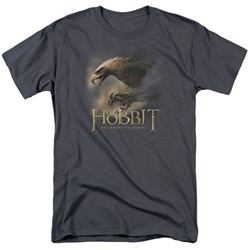 The Hobbit - Mens Great Eagle T-Shirt In Charcoal