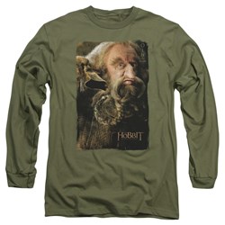 The Hobbit - Mens Oin Long Sleeve Shirt In Military Green