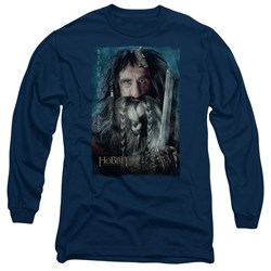 The Hobbit - Mens Bifur Long Sleeve Shirt In Navy