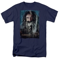 The Hobbit - Mens Bifur T-Shirt In Navy