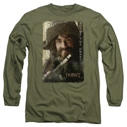 The Hobbit - Mens Bofur Long Sleeve Shirt In Military Green