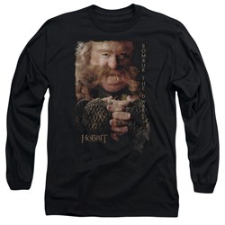The Hobbit - Mens Bombur Long Sleeve Shirt In Black