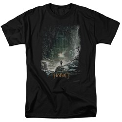 Hobbit - Mens At Smaug'S Door T-Shirt