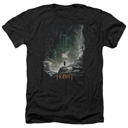 Hobbit - Mens At Smaug'S Door Heather T-Shirt