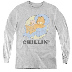 Garfield - Youth Chillin Long Sleeve T-Shirt