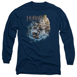Hobbit - Mens Barreling Down Longsleeve T-Shirt