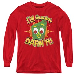 Gumby - Youth Darn It Long Sleeve T-Shirt