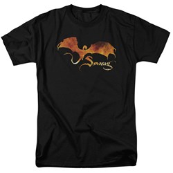 Hobbit - Mens Smaug On Fire T-Shirt