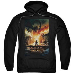 Hobbit - Mens Smaug Poster Pullover Hoodie