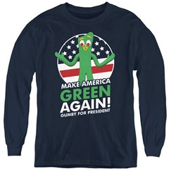 Gumby - Youth For President Long Sleeve T-Shirt