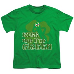 Gumby - Youth Kiss Me Im Green T-Shirt
