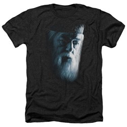 Harry Potter - Mens Dumbledore Face Heather T-Shirt