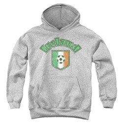 Trevco - Youth Ireland With Soccer Flag Pullover Hoodie