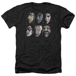 Harry Potter - Mens Horizontal Heads Heather T-Shirt
