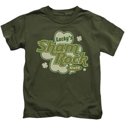 Trevco - Youth Luckys Shamrock Cafe T-Shirt