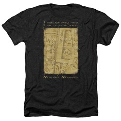 Harry Potter - Mens Marauders Map Interior Words Heather T-Shirt
